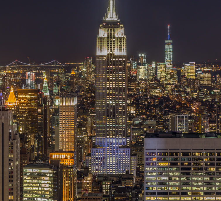 Foto's New York - Top of the Rock - Empire State Building uitzicht | Foto Tux Photography