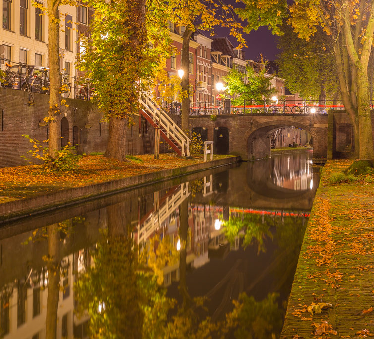 Foto's Utrecht - Foto Nieuwegracht in de Herfst | Tux Photography